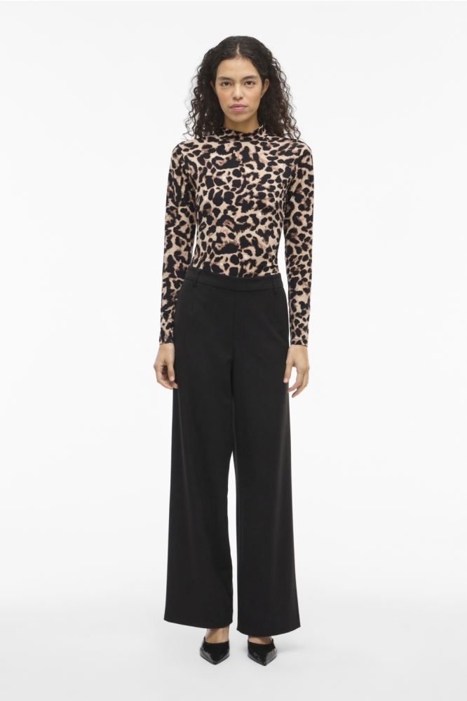 Vila zwarte dames top | Model