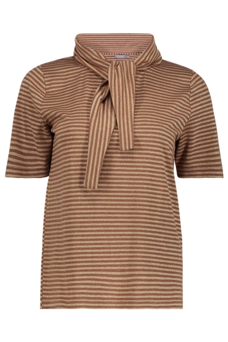 Geisha camel dames t-shirt | Vooraanzicht