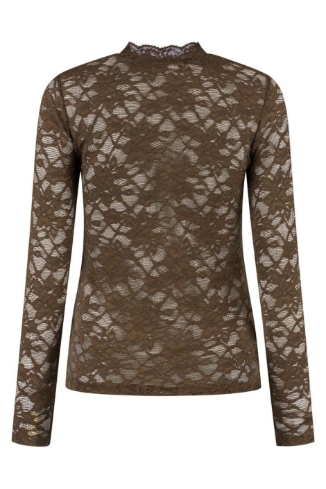 Lady Day bruine dames top | Achteraanzicht
