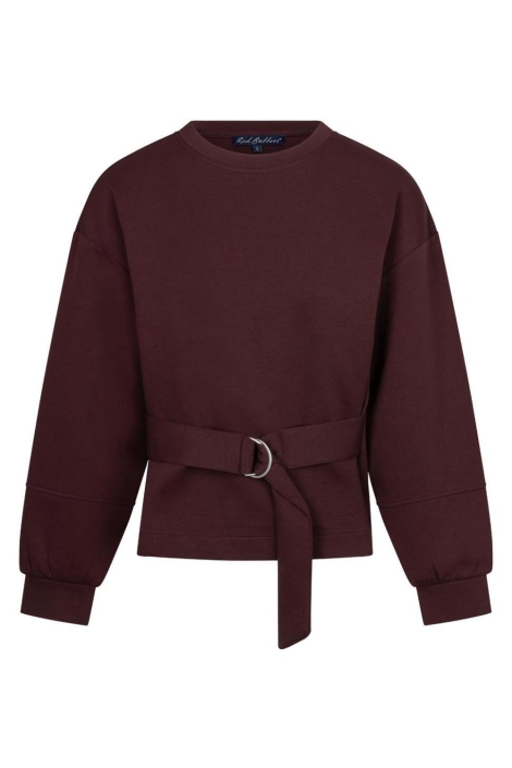 Red Button bordeaux dames sweater | Vooraanzicht
