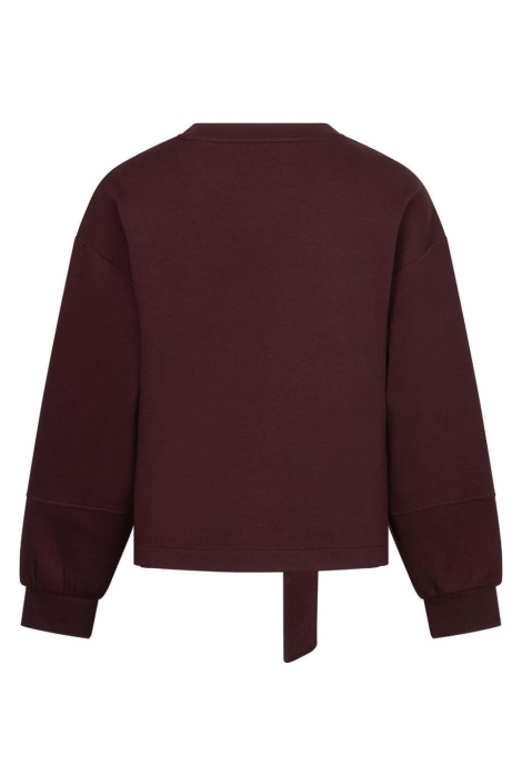 Red Button bordeaux dames sweater | Achteraanzicht