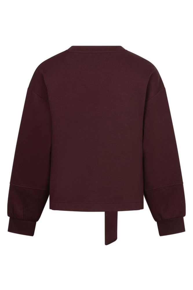 Red Button bordeaux dames sweater | Achteraanzicht