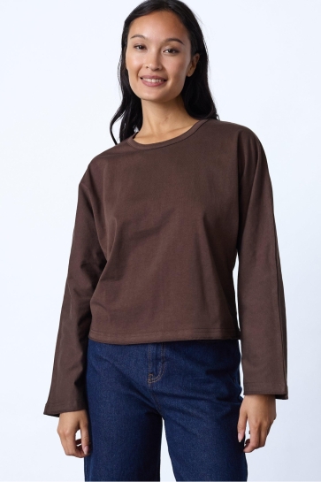 SisterS point T-shirt VILLY TOP 20170 BROWN