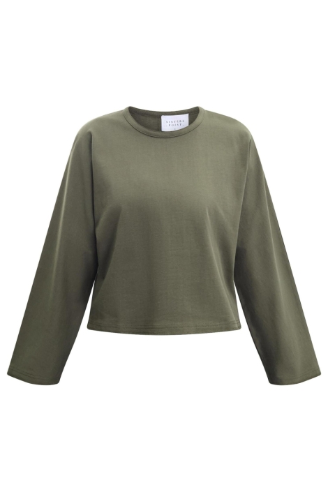 SisterS point groene dames t-shirt | Vooraanzicht