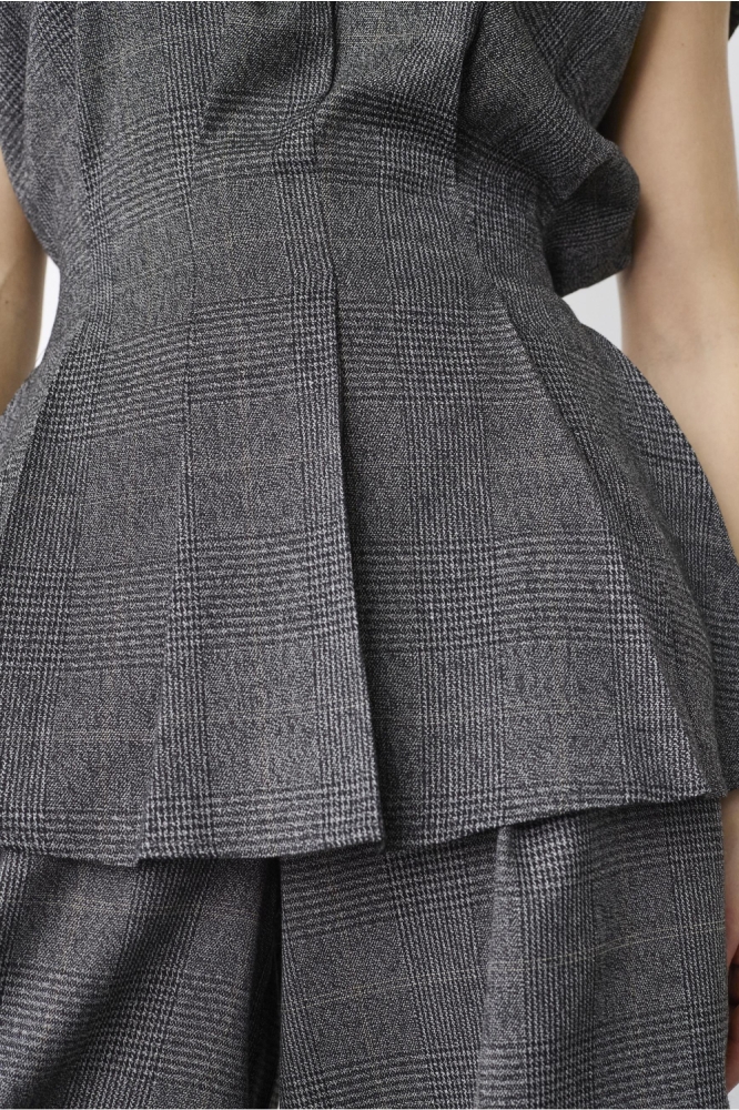 SisterS point grijze dames top | Close up