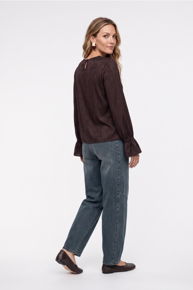 Geisha bruine dames top | Model
