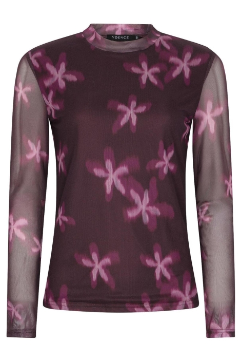 Ydence paarse dames top | Vooraanzicht