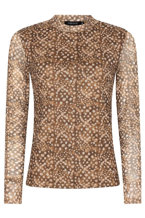 Ydence camel dames top | Vooraanzicht