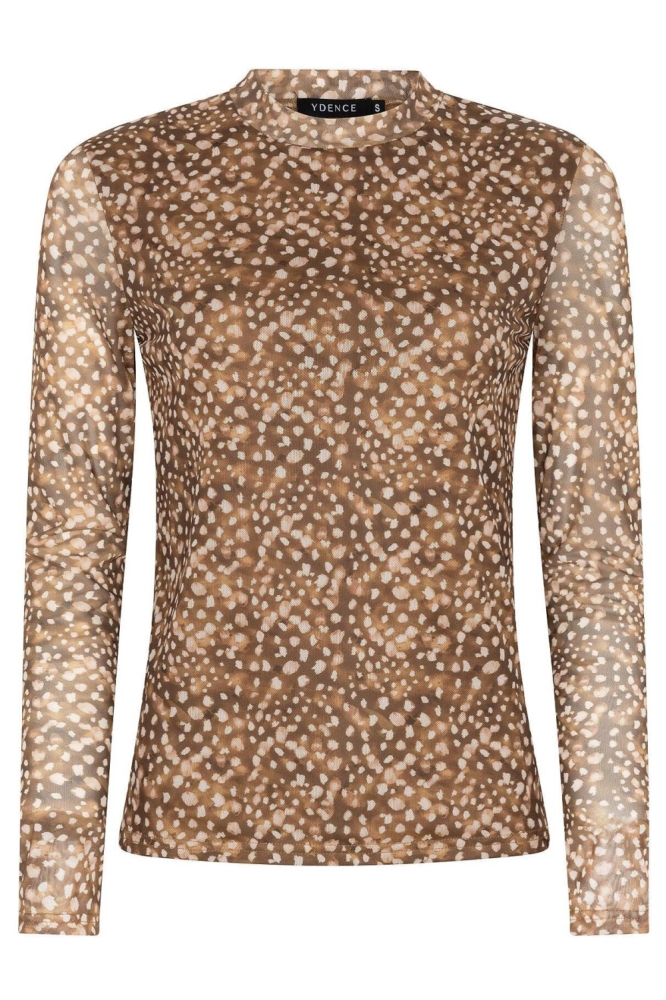 Ydence camel dames top | Vooraanzicht