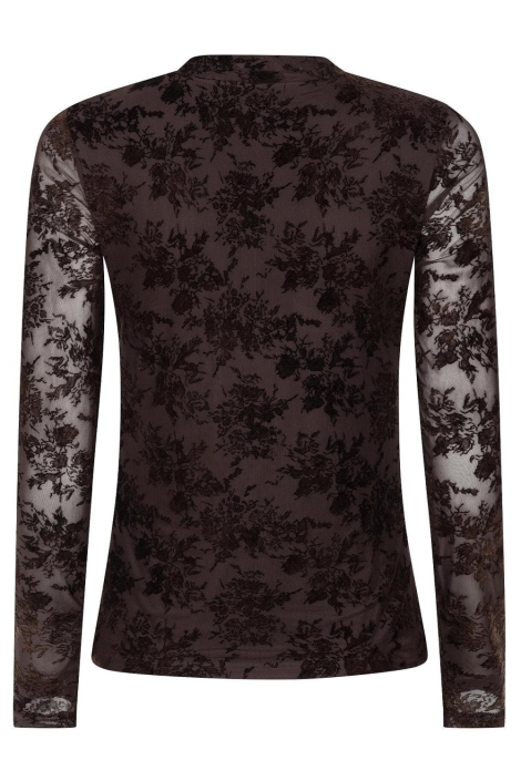 Ydence bruine dames top | Achteraanzicht