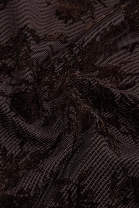 Ydence bruine dames top | Close up