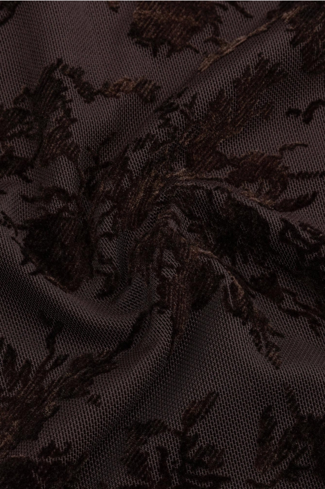Ydence bruine dames top | Close up