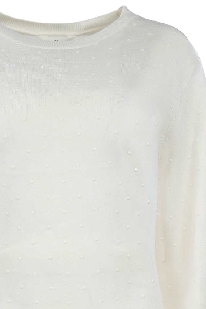 NED witte dames trui | Close up