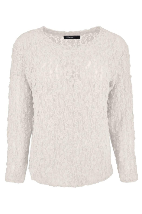 FOS Amsterdam witte dames top | Vooraanzicht