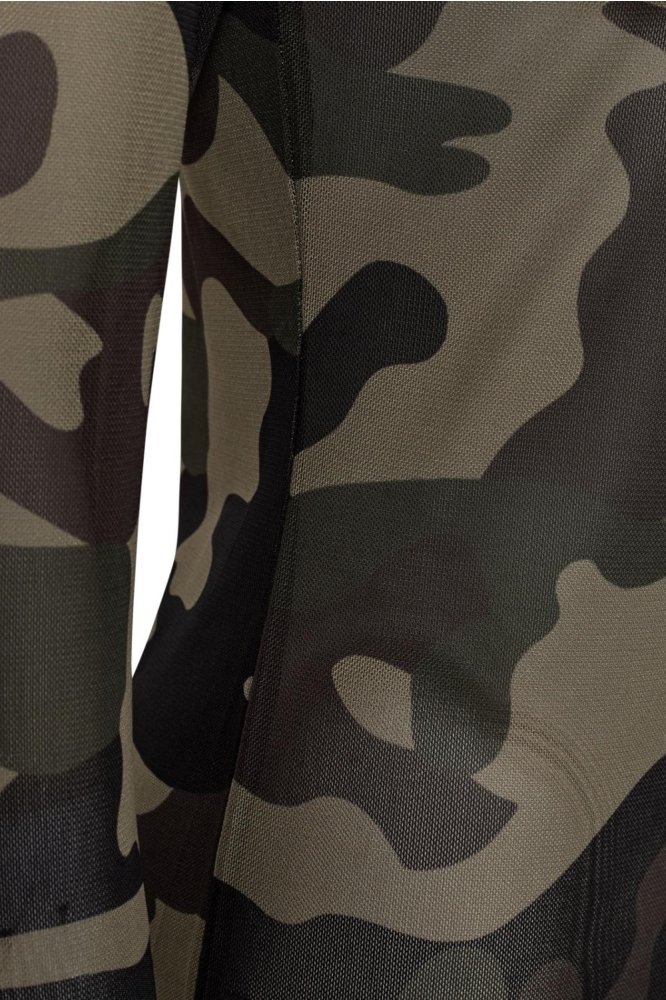Freequent groene dames top | Close up