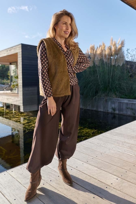 FOS Amsterdam zwarte dames top | Model