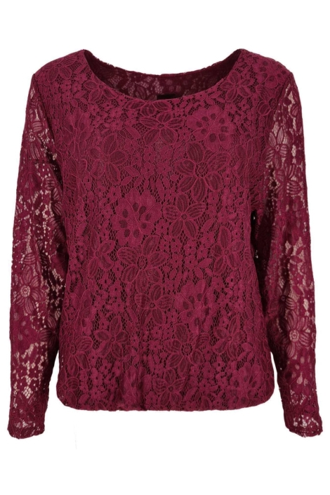 FOS Amsterdam bordeaux dames t-shirt | 