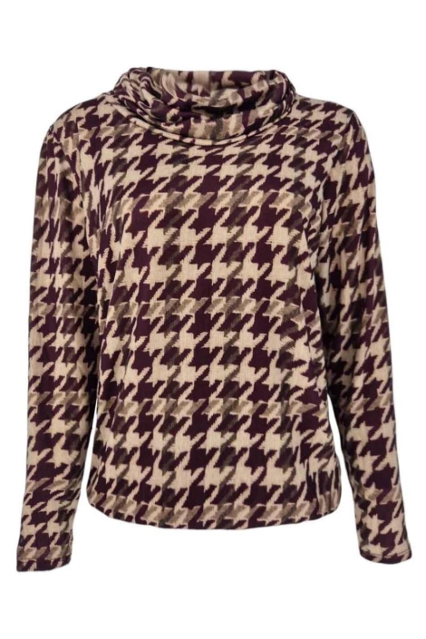 FOS Amsterdam bordeaux dames top | Vooraanzicht