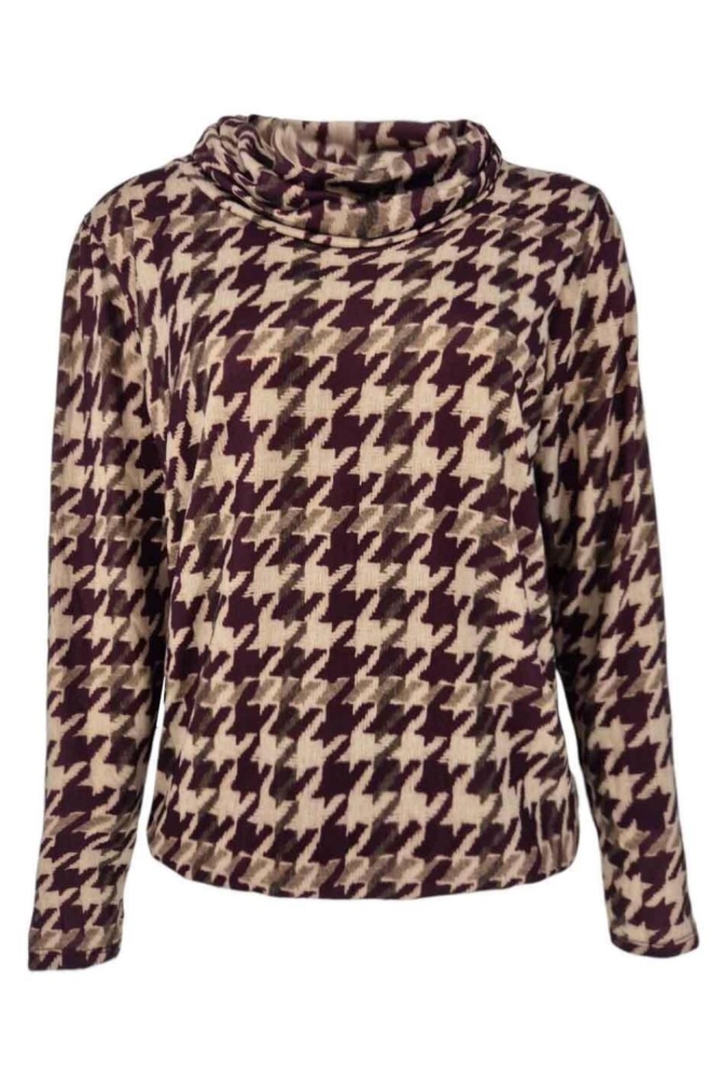 FOS Amsterdam bordeaux dames top | Vooraanzicht