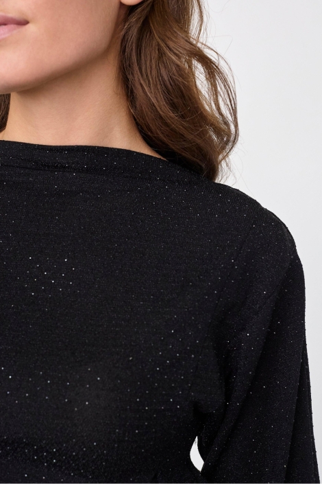 SisterS point zwarte dames top | Close up
