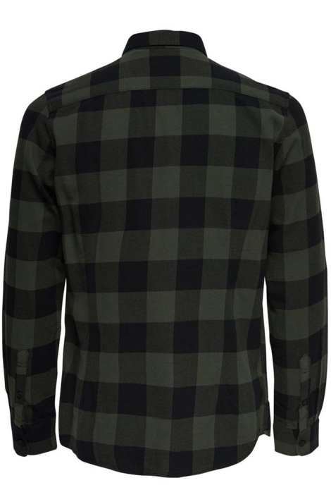 Only & Sons groene heren overhemd
