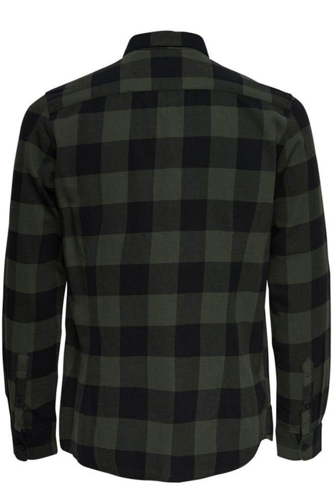 Only & Sons groene heren overhemd