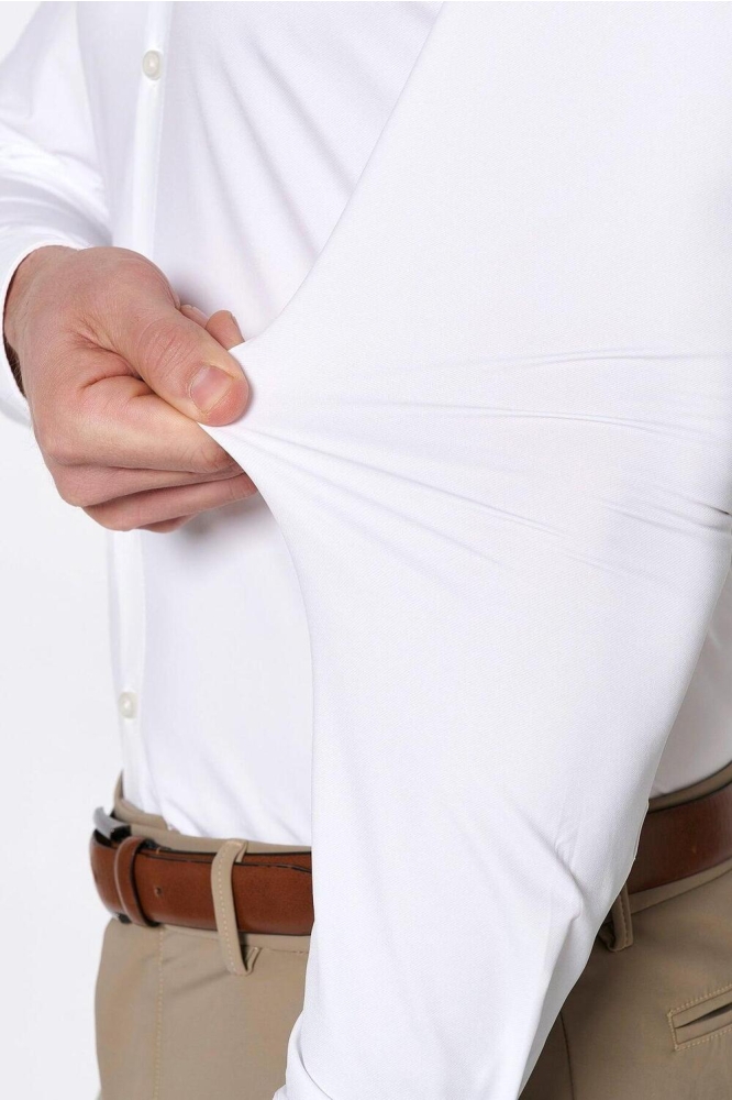 Pure H. Tico witte heren overhemd | 