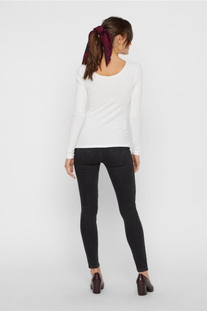 Pieces witte dames t-shirt