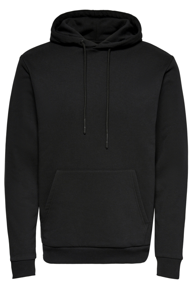 Only & Sons zwarte heren sweater | Vooraanzicht