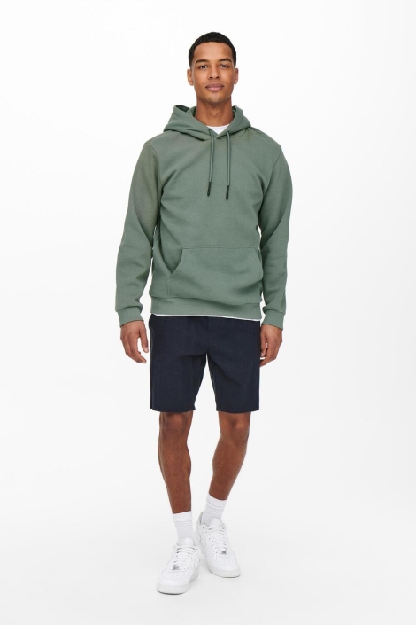 Only & Sons groene heren sweater | Model
