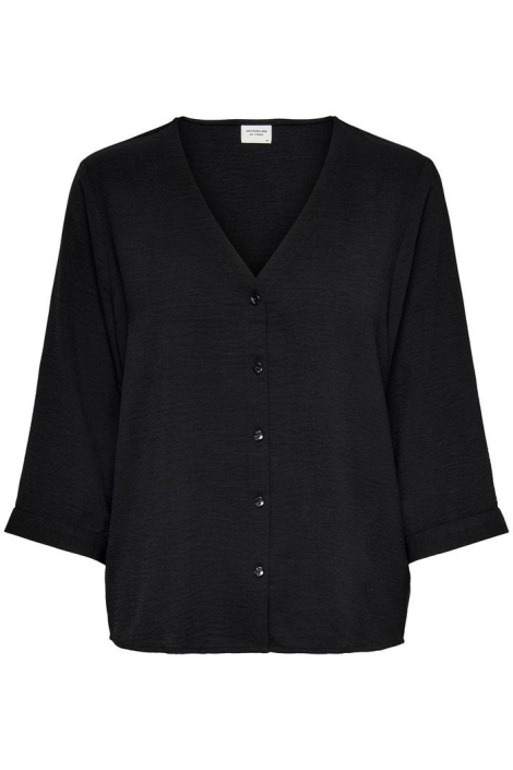 Jacqueline de Yong zwarte dames blouse | Vooraanzicht