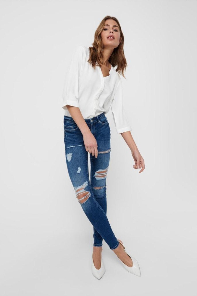 Jacqueline de Yong witte dames blouse | Model