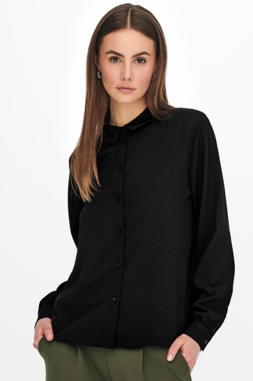 Jacqueline de Yong Blouse JDYBROOKE L/S SHIRT WVN NOOS 15242870 Black