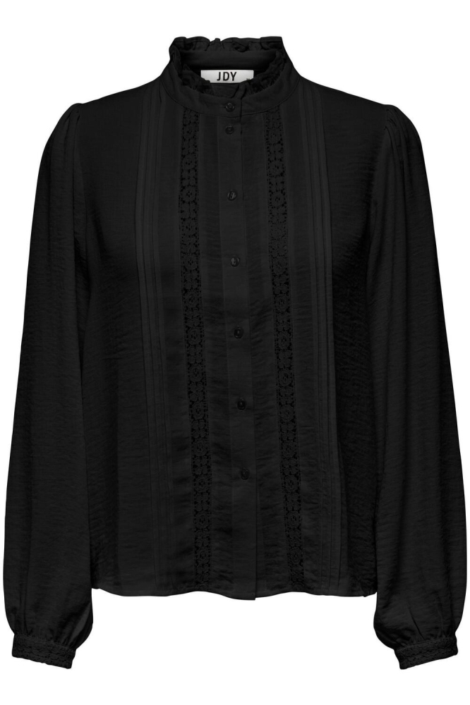 Jacqueline de Yong zwarte dames blouse | Vooraanzicht