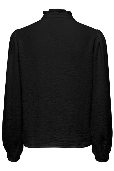 Jacqueline de Yong zwarte dames blouse | Achteraanzicht