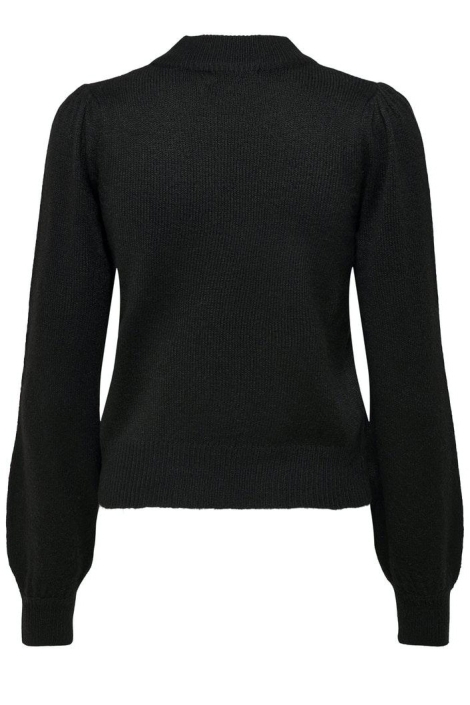 Jacqueline de Yong zwarte dames trui | Achteraanzicht