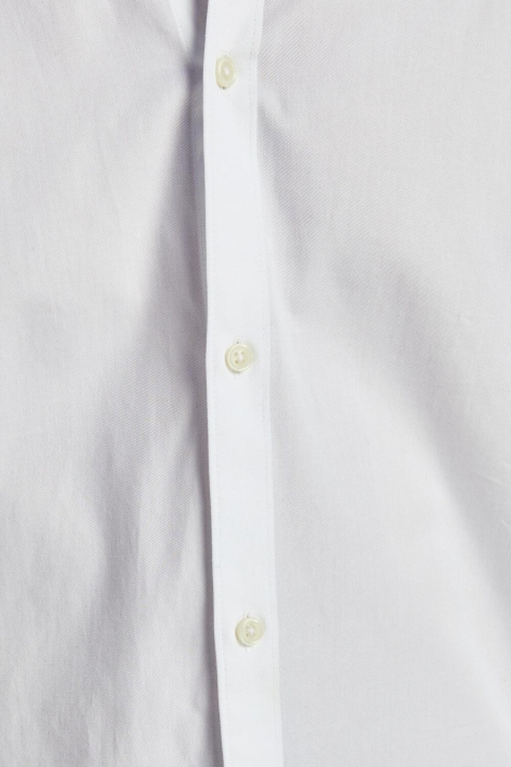 Jack & Jones witte heren overhemd | Close up