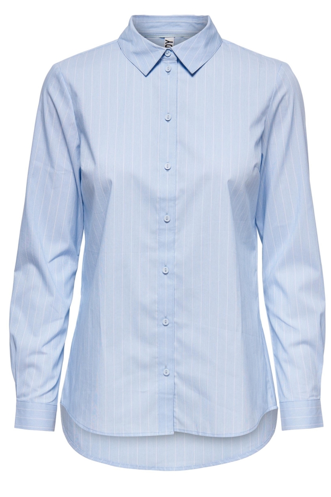 Jacqueline de Yong blauwe dames blouse | Vooraanzicht