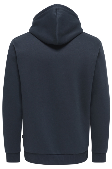 Only & Sons blauwe heren sweater | Achteraanzicht
