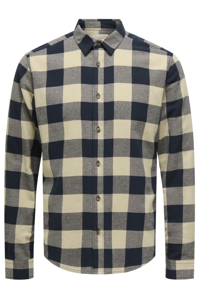 Only & Sons blauwe heren overhemd