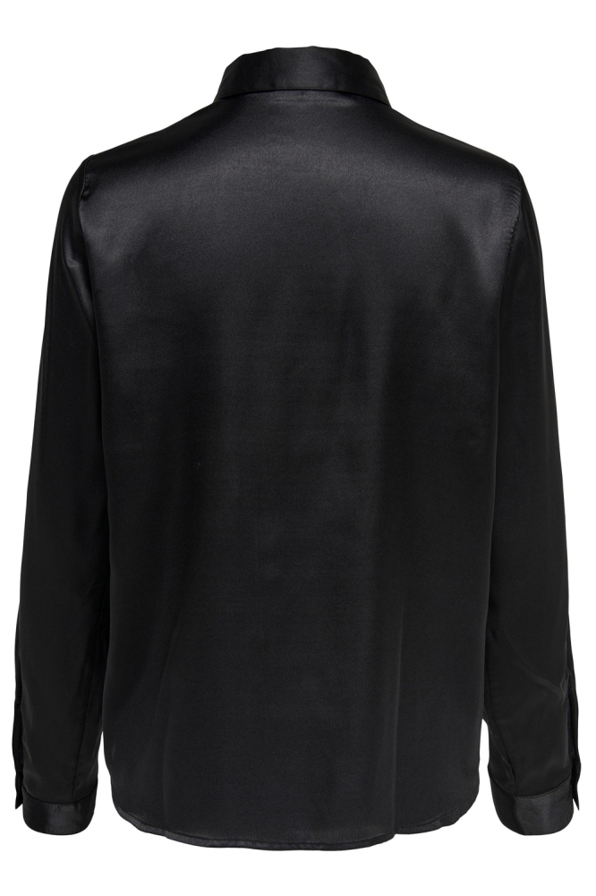 Jacqueline de Yong zwarte dames blouse | Zijaanzicht