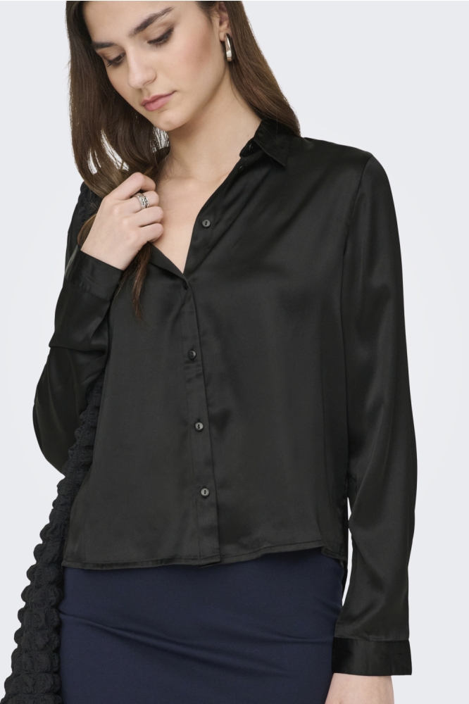 Jacqueline de Yong zwarte dames blouse |