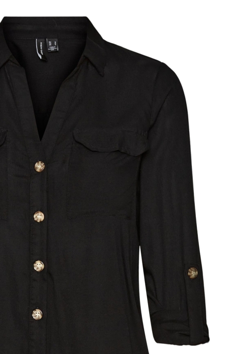 Vero Moda zwarte dames blouse | Close up