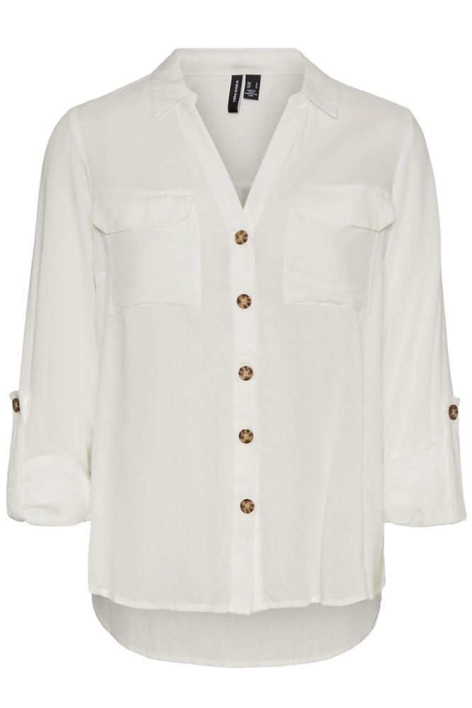 Vero Moda witte dames blouse | Vooraanzicht