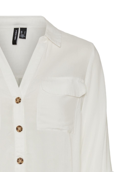 Vero Moda witte dames blouse | Close up