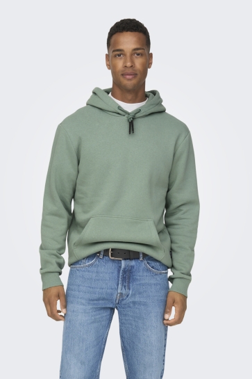 Only & Sons ONSCERES HOODIE SWEAT NOOS 22018685 CHINOIS GREEN