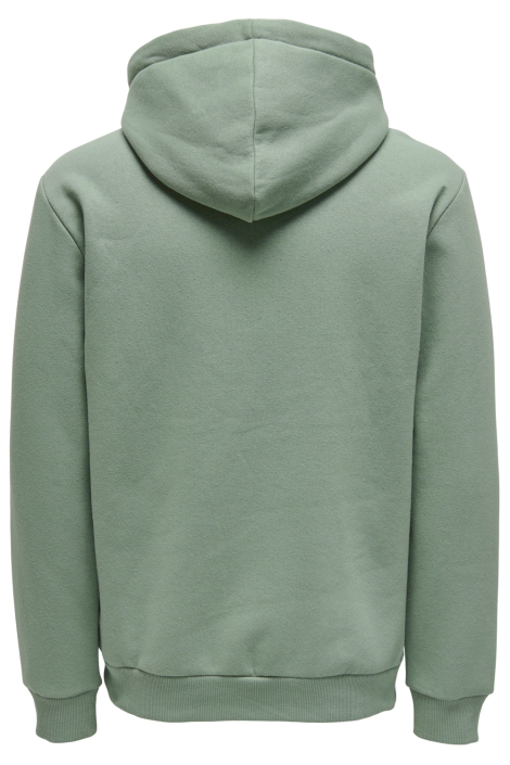 Only & Sons groene heren sweater | Model vooraanzicht