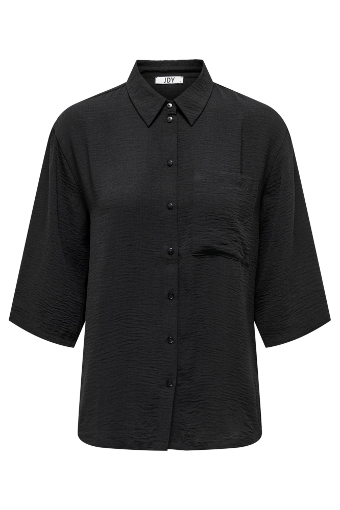 Jacqueline de Yong zwarte dames blouse | Vooraanzicht