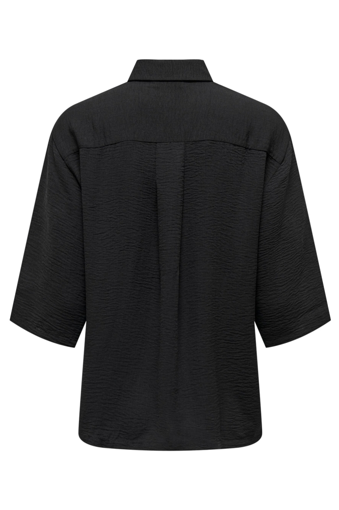 Jacqueline de Yong zwarte dames blouse | Achteraanzicht