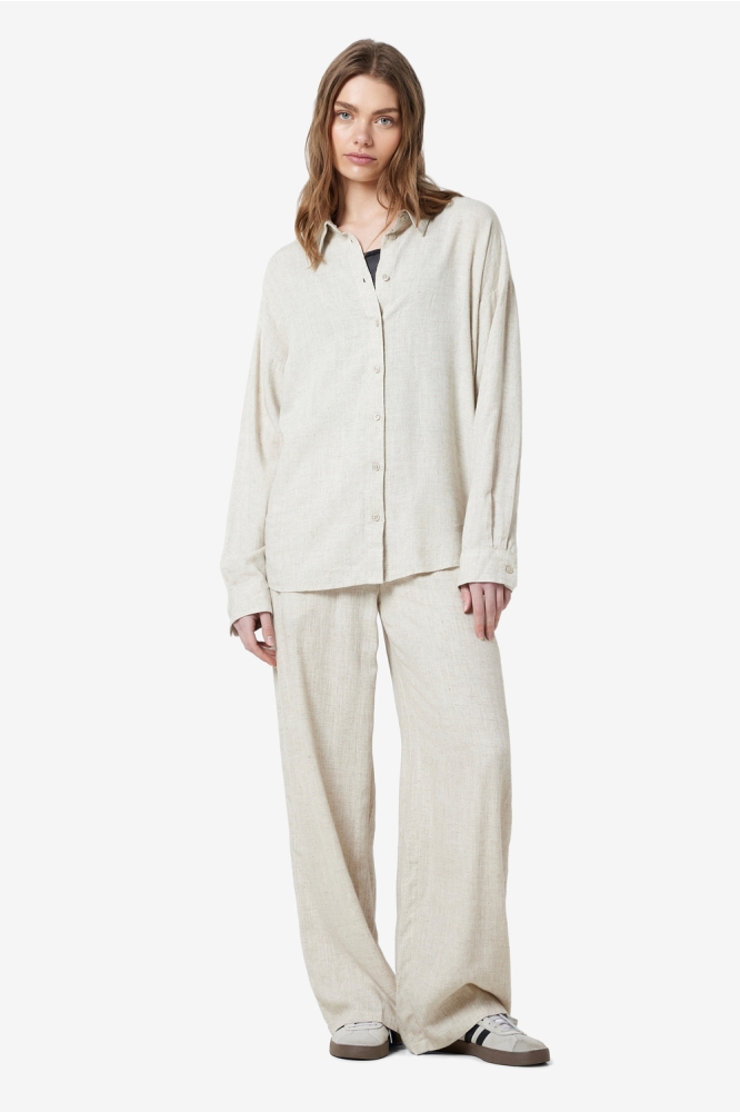 Noisy may beige dames blouse | Model